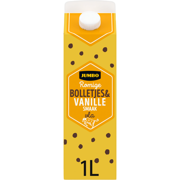 Jumbo Vanille Vla met Crunchy Chocoladebolletjes 1 L
