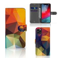 Apple iPhone 11 Pro Max | Book Case | Polygon Color