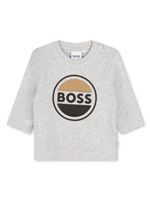 BOSS Kidswear t-shirt en coton à logo imprimé - Gris - thumbnail