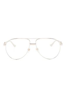 Gucci Eyewear lunettes de vue à monture pilote - Tons neutres