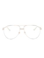 Gucci Eyewear lunettes de vue à monture pilote - Tons neutres