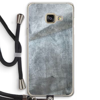 Grey Stone: Samsung Galaxy A3 (2016) Transparant Hoesje met koord