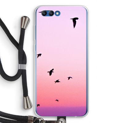 Fly away: Honor 10 Transparant Hoesje met koord