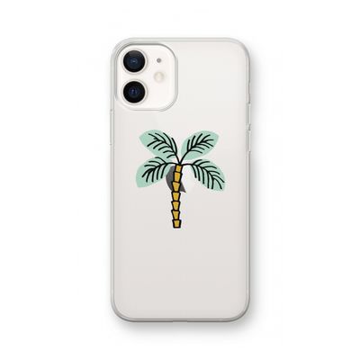 Palmboom: iPhone 12 Transparant Hoesje