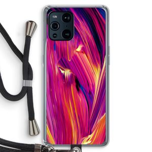 Phoenix: Oppo Find X3 Transparant Hoesje met koord