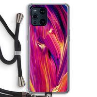 Phoenix: Oppo Find X3 Transparant Hoesje met koord