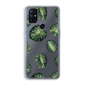 Tropische bladeren: OnePlus Nord N10 5G Transparant Hoesje