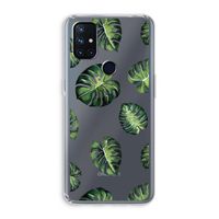 Tropische bladeren: OnePlus Nord N10 5G Transparant Hoesje