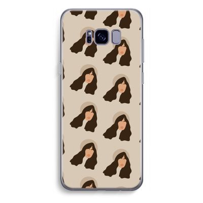 Bonjour mon amour: Samsung Galaxy S8 Plus Transparant Hoesje