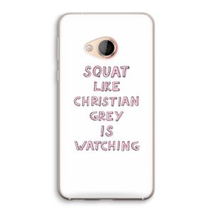 Christian Grey: HTC U Play Transparant Hoesje