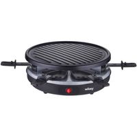 WEASY LUGA60 - Raclette en grill voor 4 personen - 900W - Antiaanbaklaag - 30x30cm - Afneembare plaat - thumbnail