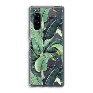 Bananenbladeren: Sony Xperia 5 Transparant Hoesje