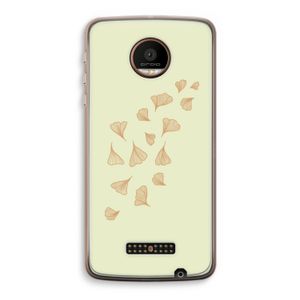 Falling Leaves: Motorola Moto Z Force Transparant Hoesje