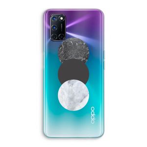 Marmeren cirkels: Oppo A72 Transparant Hoesje