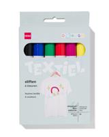 HEMA Textiel Markers - 6 Stuks - thumbnail