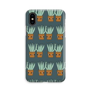 Sansevieria: iPhone X Volledig Geprint Hoesje