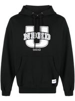 Neighborhood hoodie en coton à logo imprimé - Noir