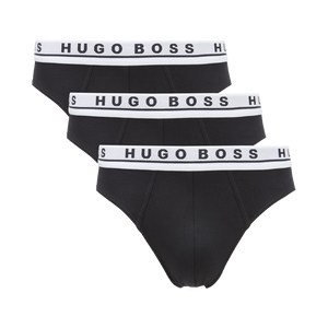 Hugo Boss 3-pack brief slip zwart/wit