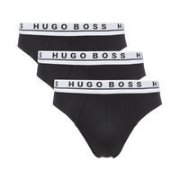 Hugo Boss 3-pack brief slip zwart/wit