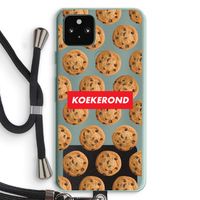 Koekerond: Pixel 5a 5G Transparant Hoesje met koord