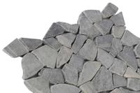 Muster Mosaik grau
