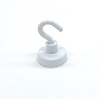 Plafondmagneet met haak wit 20 mm 2 kg - 80 stuks