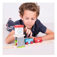 Bigjigs houten rails watertoren