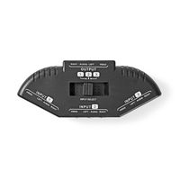 Nedis Composiet Video-Switch | 3 poorten | Zwart | 1 stuks - VSWI2403BK VSWI2403BK