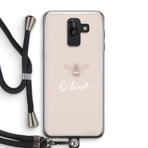 Be(e) kind: Samsung Galaxy J8 (2018) Transparant Hoesje met koord