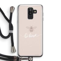 Be(e) kind: Samsung Galaxy J8 (2018) Transparant Hoesje met koord