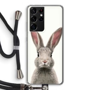 Daisy: Samsung Galaxy S21 Ultra Transparant Hoesje met koord