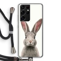Daisy: Samsung Galaxy S21 Ultra Transparant Hoesje met koord