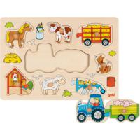 Goki Lift-out puzzle Tractor with trailers