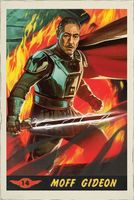 Star Wars The Mandalorian Moff Gideon Card Poster 61x91.5cm - thumbnail