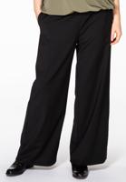 Yoek Trousers wide fit | Zwart | Maat 50/52