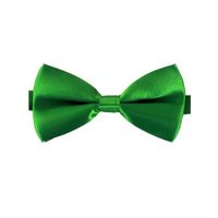 Groene verkleed vlinderstrikje 12 cm voor dames/heren   - - thumbnail