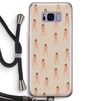 You're so golden: Samsung Galaxy S8 Transparant Hoesje met koord