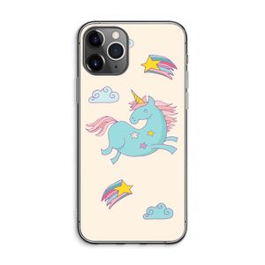 Vliegende eenhoorn: iPhone 11 Pro Max Transparant Hoesje