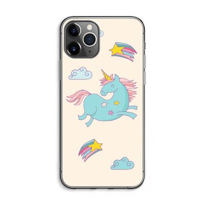 Vliegende eenhoorn: iPhone 11 Pro Max Transparant Hoesje