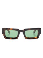 Off-White Eyewear lunettes de soleil Lecce à monture rectangulaire - Marron - thumbnail