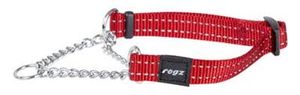 Rogz for dogs snake halfslip halsband rood (16 MMX32-44 CM)