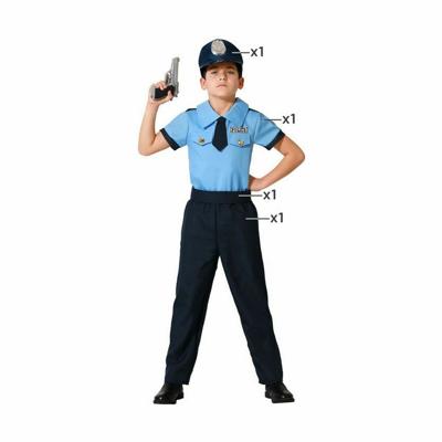 Kostuums voor Kinderen Politieman - Maat: 5-6 Jaar - Maat: 5-6 Jaar