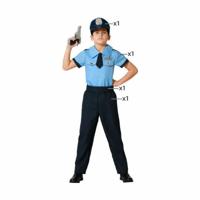 Kostuums voor Kinderen Politieman - Maat: 5-6 Jaar - Maat: 5-6 Jaar