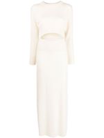 Altuzarra robe Miami en maille - Blanc