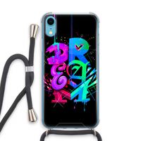 Dream: iPhone XR Transparant Hoesje met koord