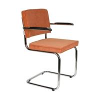 Zuiver Ridge Rib armstoel Orange
