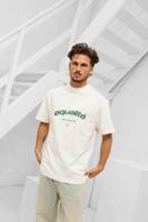 Equalité Celeste Oversized T-Shirt Heren Gebroken Wit/Groen - Maat S - Kleur: Gebroken WitGroen | Soccerfanshop