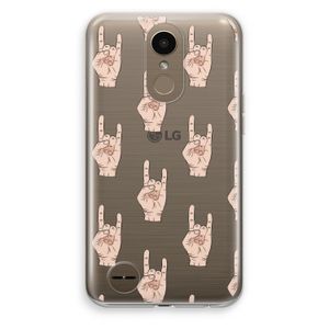 Rock: LG K10 (2017) Transparant Hoesje