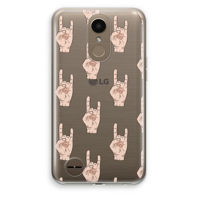 Rock: LG K10 (2017) Transparant Hoesje