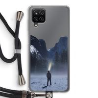 Wanderlust: Samsung Galaxy A12 Transparant Hoesje met koord Wanderlust: Samsung Galaxy A12 Transparant Hoesje met koord